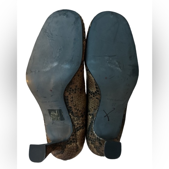 Free People Women’s Snake Print Ankle Boots Size: 7 - Picture 6 of 6